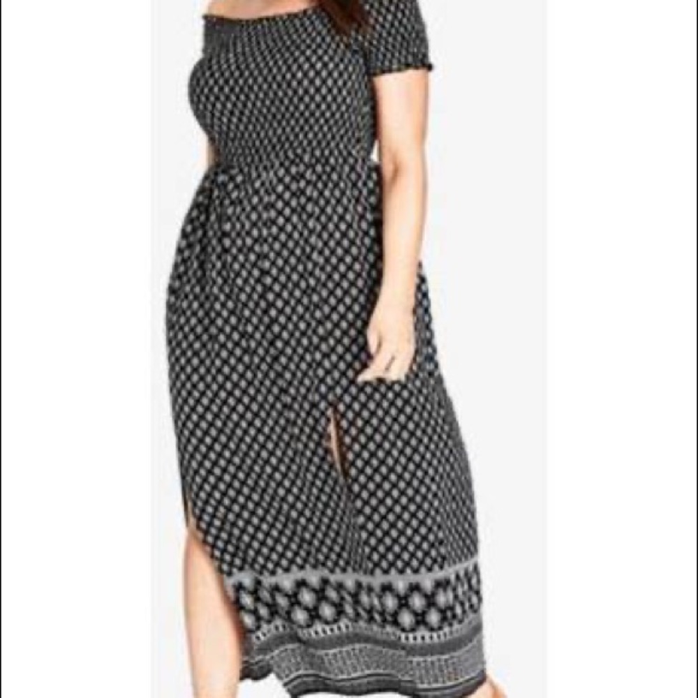 City a chic Smock dress